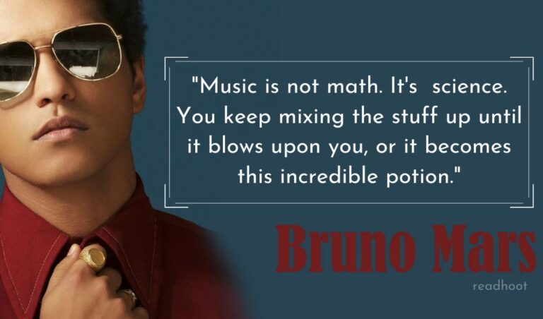 Bruno Mars Quotes and lyrics