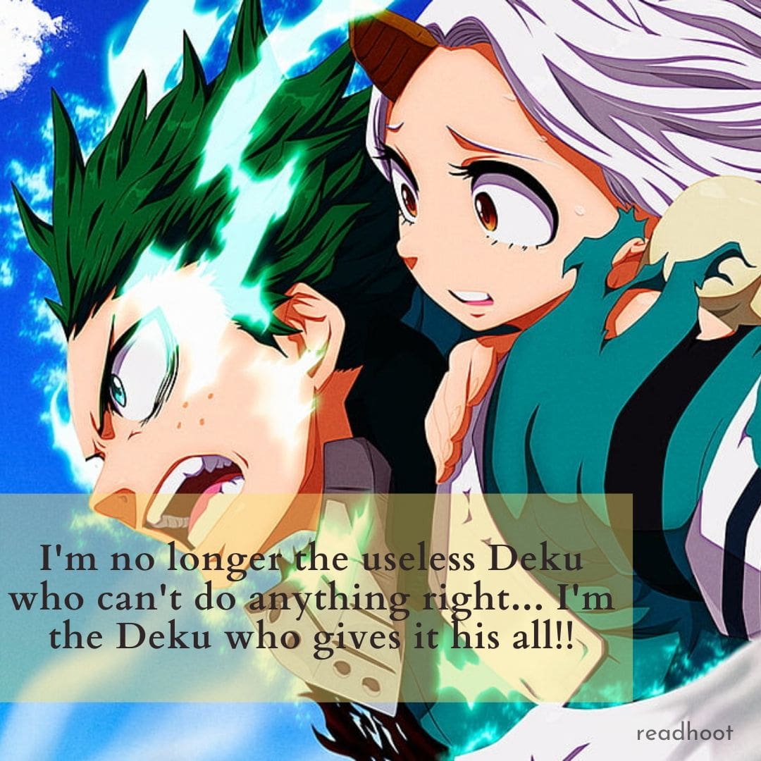 Izuku Midoriya Quotes: 40+ Motivational Quotes of Midoriya