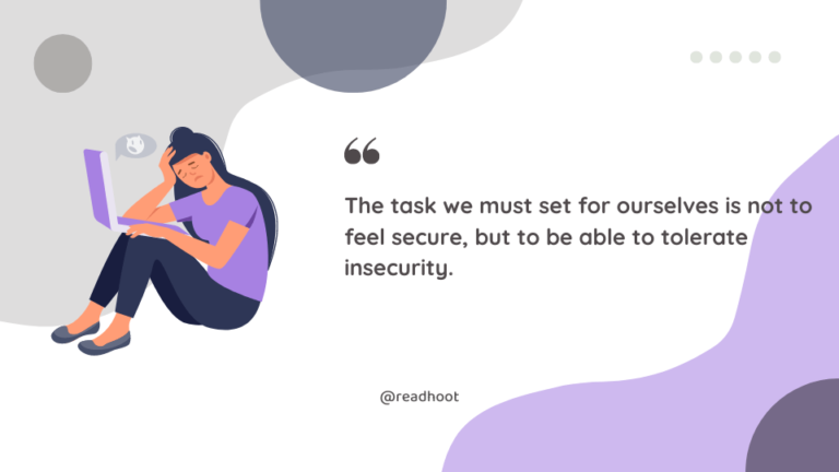 Insecurity Quotes